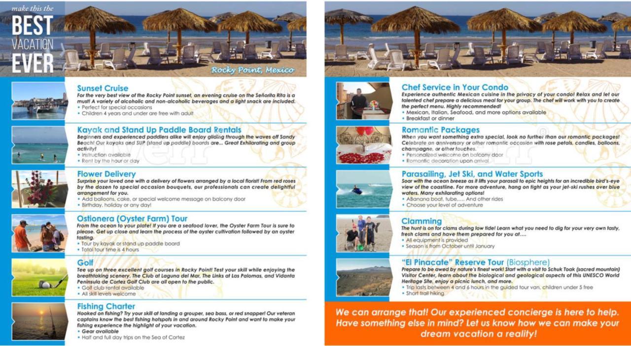 Sonoran Sea Resort Beachfront Penthouse Puerto Peñasco Eksteriør billede